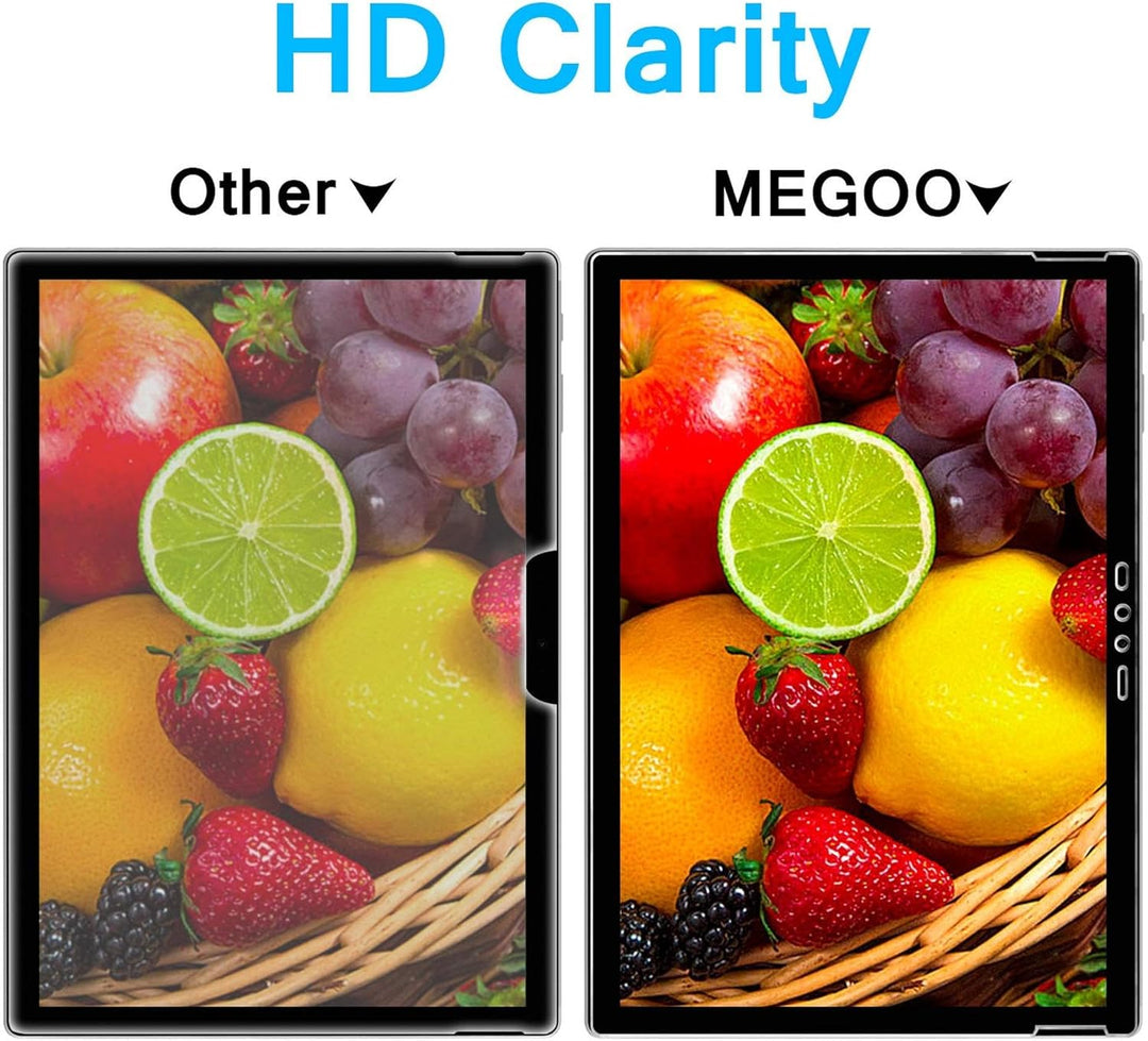 MEGOO Surface Book 2 Schutzfolie gehärtetes Glas, Einfache Installation/ 9H Härte/Klar Anti-Kratz Pa