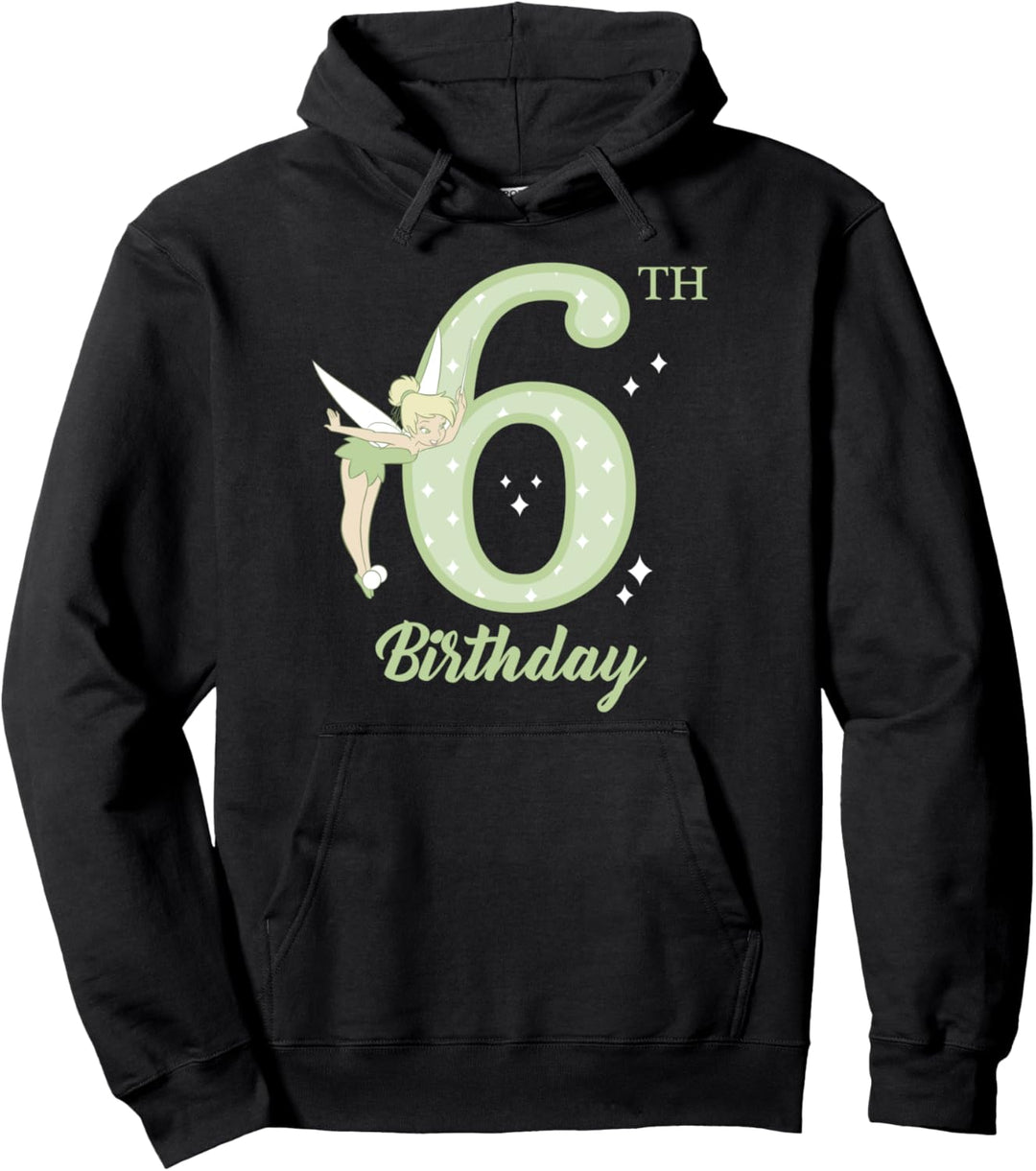 Disney Peter Pan 6th Birthday Tinkerbell Portrait Pullover Hoodie