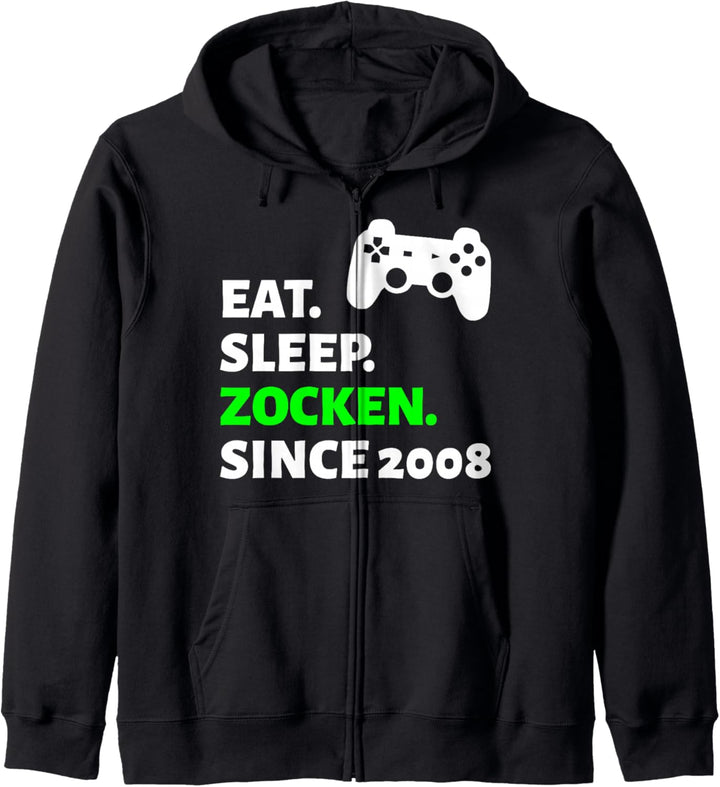 16. Geburtstag Junge Mädchen 16 Jahre 2008 Lustig Geschenk Kapuzenjacke
