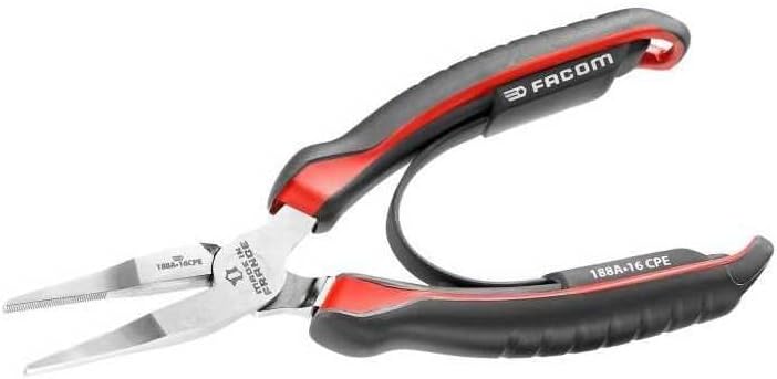 Facom SC. 188 Flachrundzange, schwarz, SC.188.16CPE 160 mm, 160 mm