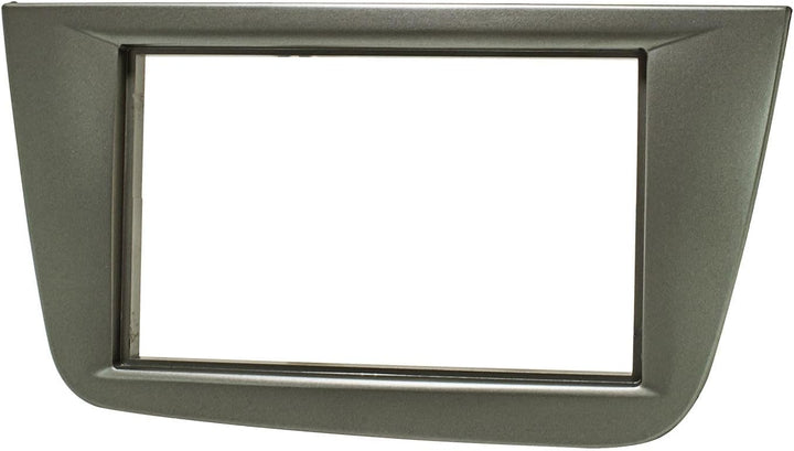 tomzz Audio 2449-001 Doppel DIN Radioblende Set kompatibel mit Seat Altea FR XL Toledo 5P dunkelsilb