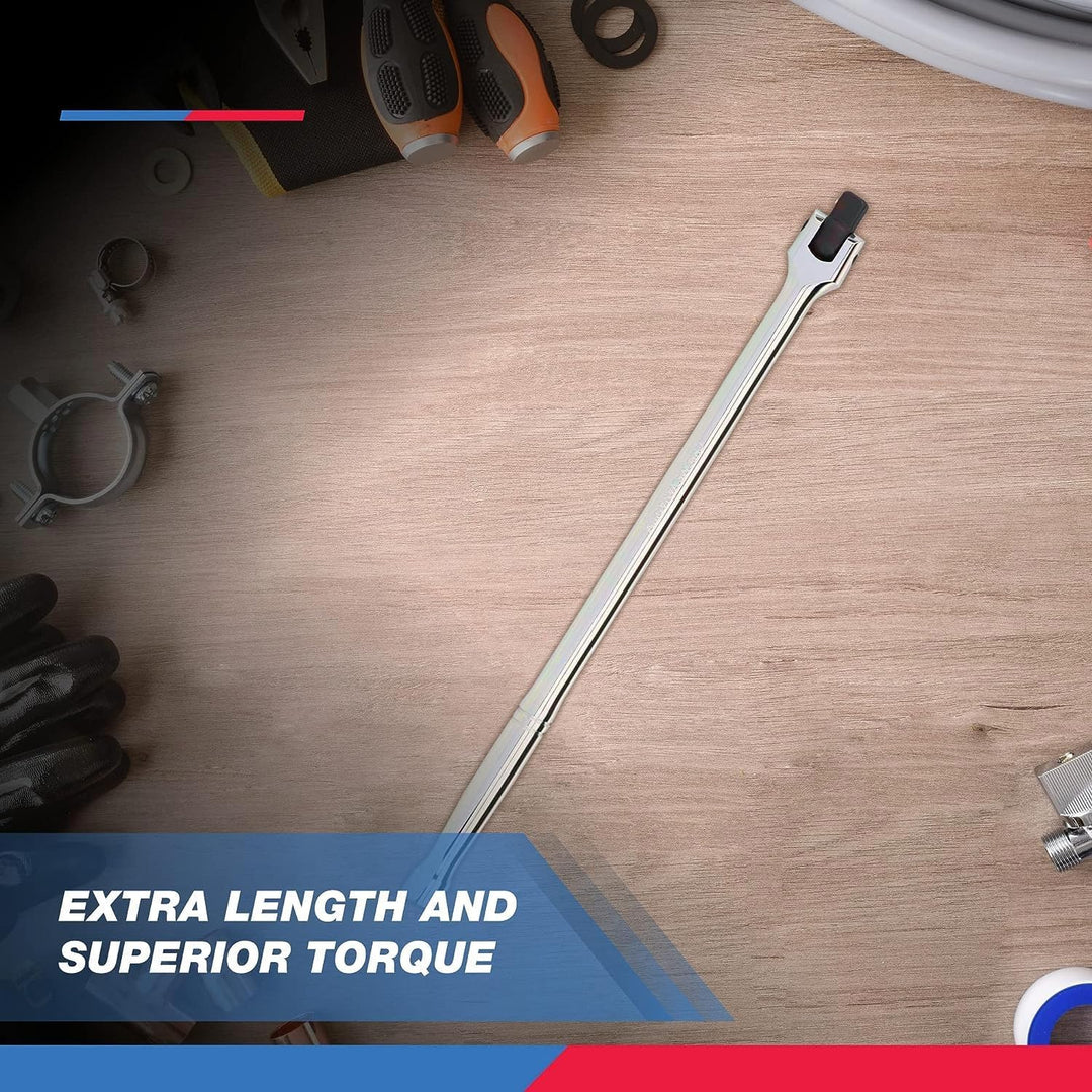 Neiko 00211A 1/2-Zoll-Antriebs-Verlängerungsstange, 45,7 cm lang, hergestellt aus CrV-Stahl, 1/2-Zol