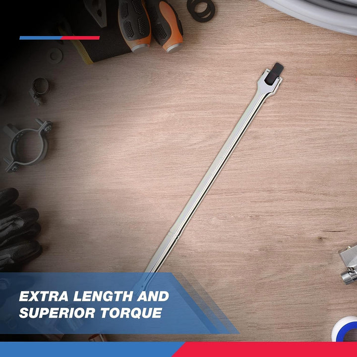 Neiko 00211A 1/2-Zoll-Antriebs-Verlängerungsstange, 45,7 cm lang, hergestellt aus CrV-Stahl, 1/2-Zol