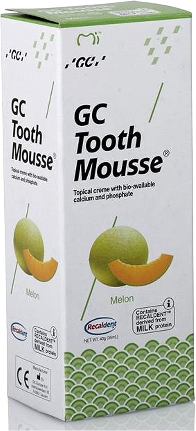 2x GC Tooth Mousse Zahnpasta 35ml Tube Melone (2x 35ml Tube)