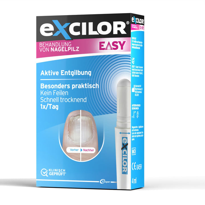 EXCILOR EASY PEN - Nagelpilz-Behandlung - Einfacher Stift - Aktiv gegen Vergilbung - Besonders prakt