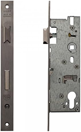ToniTec Rohrrahmenschloss Einsteckschloss 8/92 24mm Stulp Edelstahl, 25 30 35 40 45 mm Dornmass 25mm