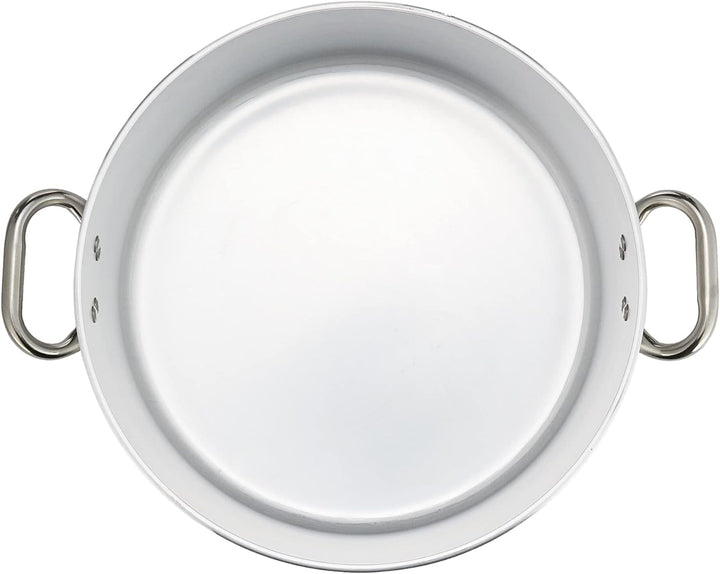 Pentole Agnelli ALMR110436 Hochstrahlender zylindrischer Auflauf, professionelles Aluminium 5 mm, 36