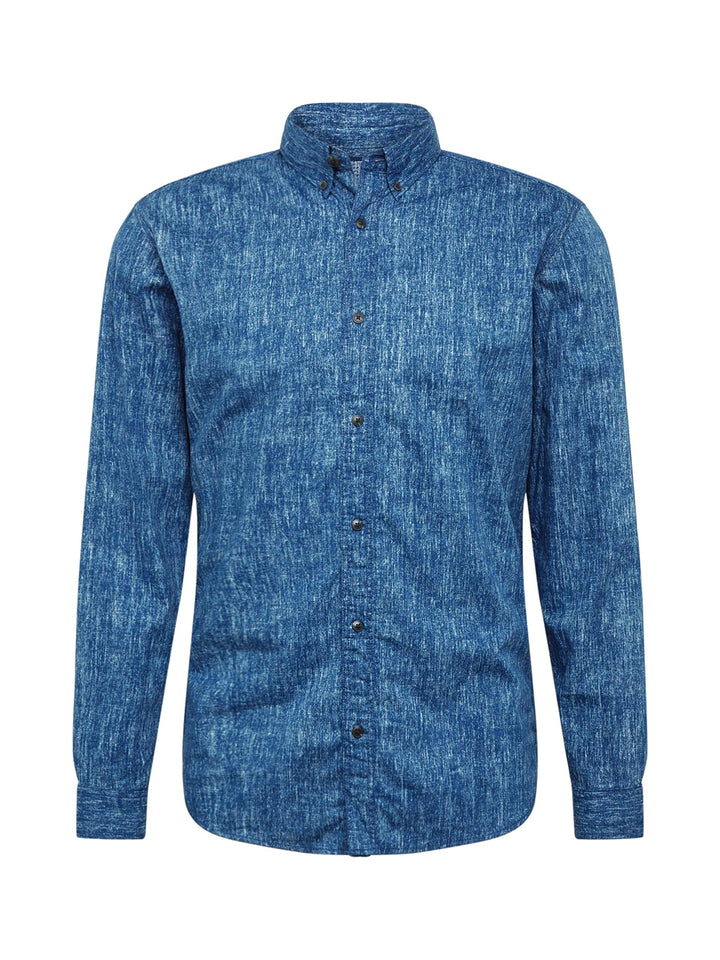 JACK & JONES Herren Hemd JCOBEN dunkelblau M