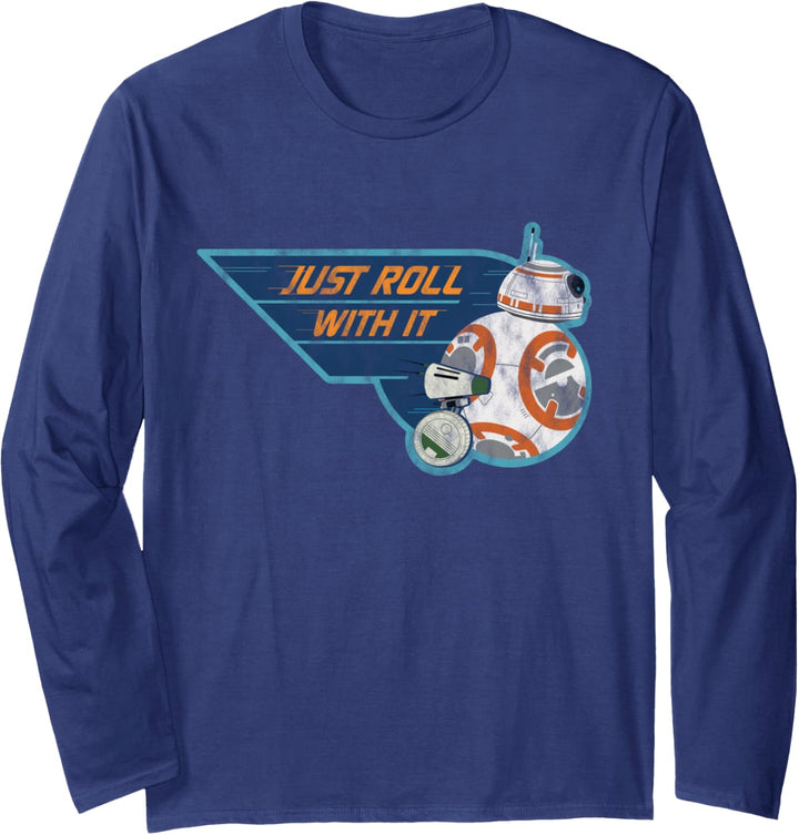 Star Wars The Rise of Skywalker Roll With BB-8 & D-O Langarmshirt