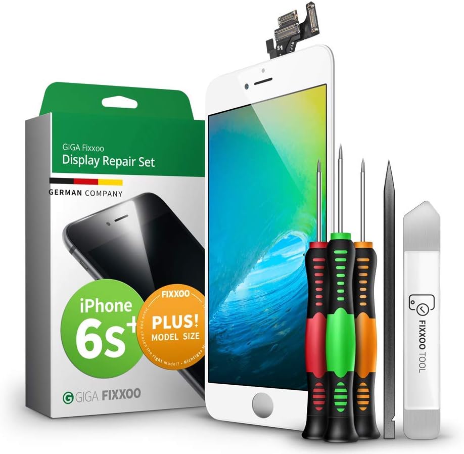 GIGA Fixxoo® iPhone 6s Plus Display Original [inkl. Werkzeug-Kit] - Retina LCD Glas mit Touchscreen