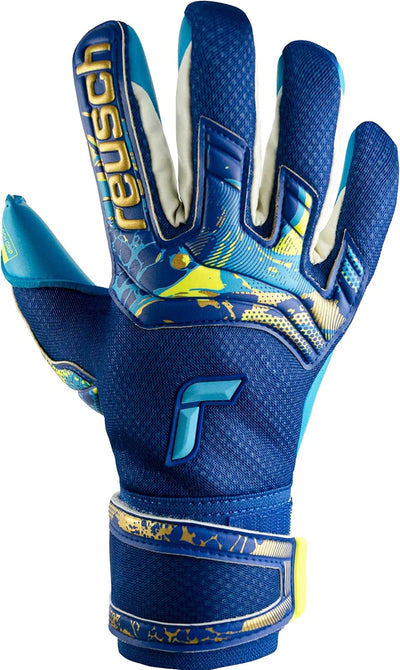 Reusch Unisex – Erwachsene Torwarthandschuhe Attrakt Aqua mit Hervorragendem Grip und Innennaht Schn
