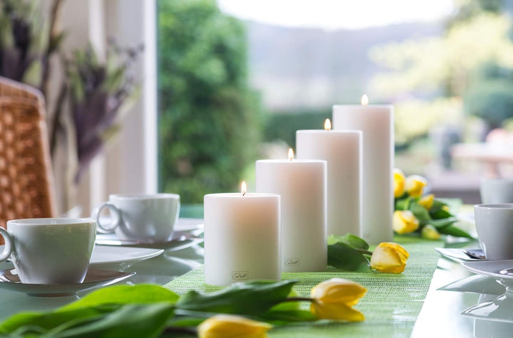 Qult Farluce Trend • Teelichthalter in Kerzenform • Kerze • Kunststoffkerze in Kerzenoptik • Teelich