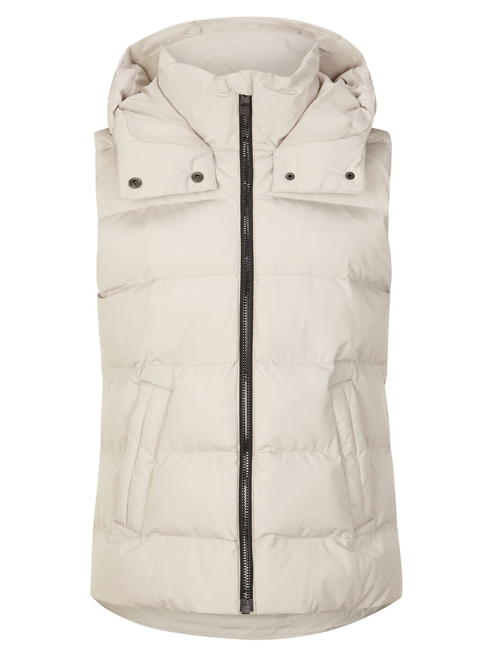 Ziener Damen Tulja Weste Freizeit, Sport | Micro Down, warm, modisch (1er Pack) 38 silver