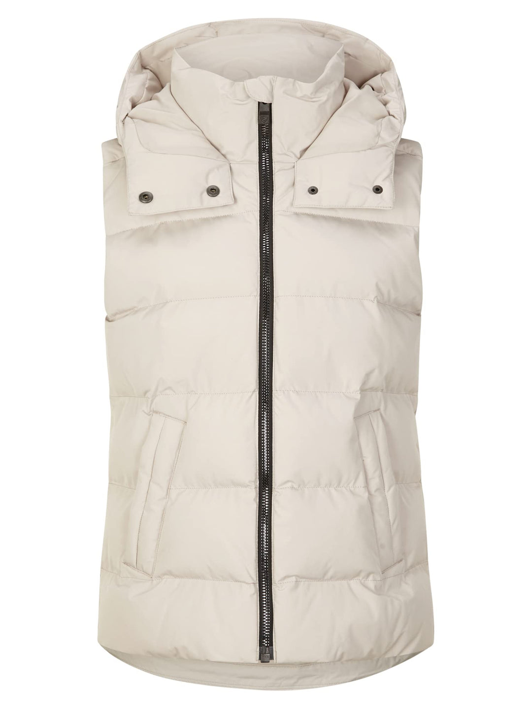 Ziener Damen Tulja Weste Freizeit, Sport | Micro Down, warm, modisch (1er Pack) 36 silver beige, 36