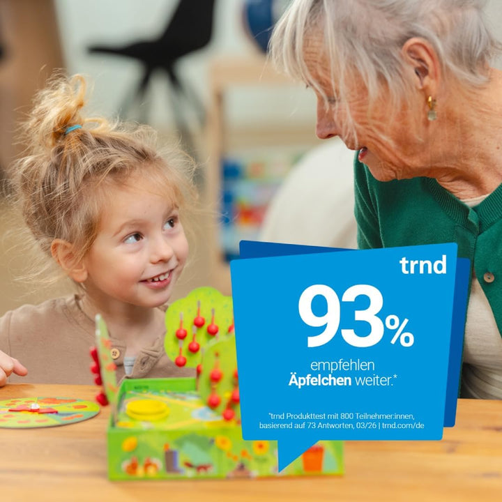 Ravensburger 12010004 Äpfelchen - Meine ersten Spiele: Kinderspiele, Spiele ab 3 Jahre, für 2-4 Spie
