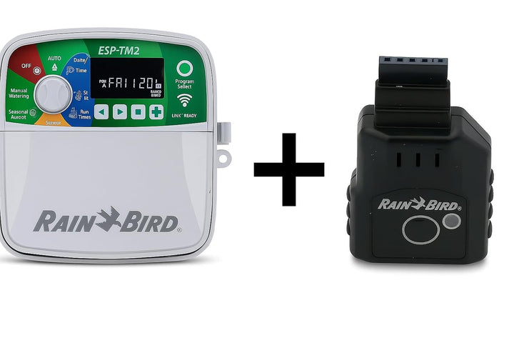 Bewässerungs-Set für den Innenbereich, Rain Bird ESP-TM2, 8 Zonen + LNK2 WiFi-Modul, Komplettlösung