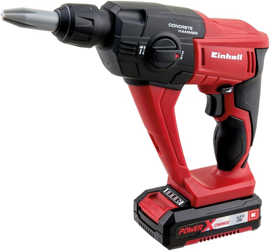Happy People 41761 Einhell Kids Bohrhammer Bohrmaschine mit rotierendem Bohrer, mit Sound- und Licht