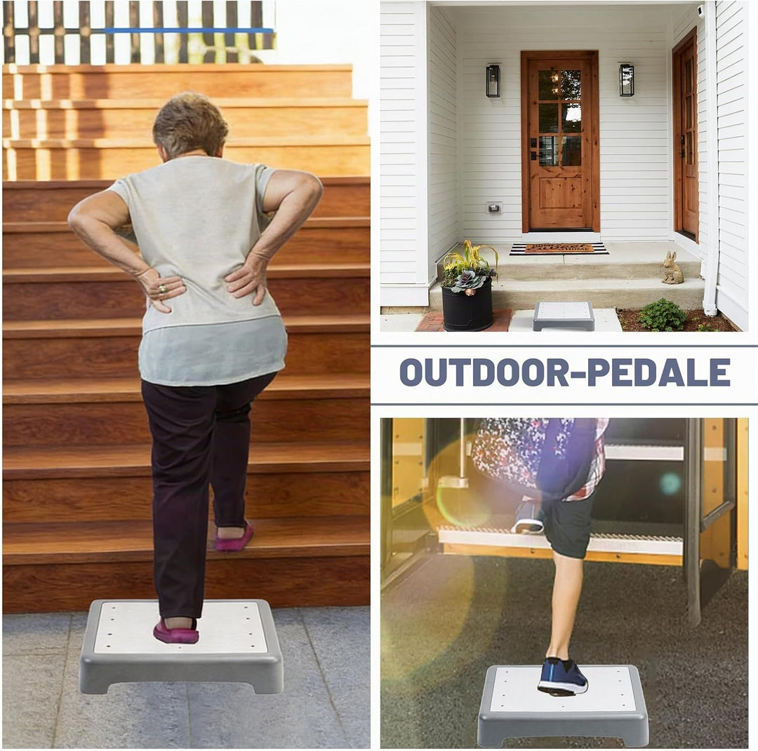 Anti-Rutsch Halbstufe, One Step Stool für Senioren, Trittstufe Bis 200 Kg, Einstiegshilfe für Senior