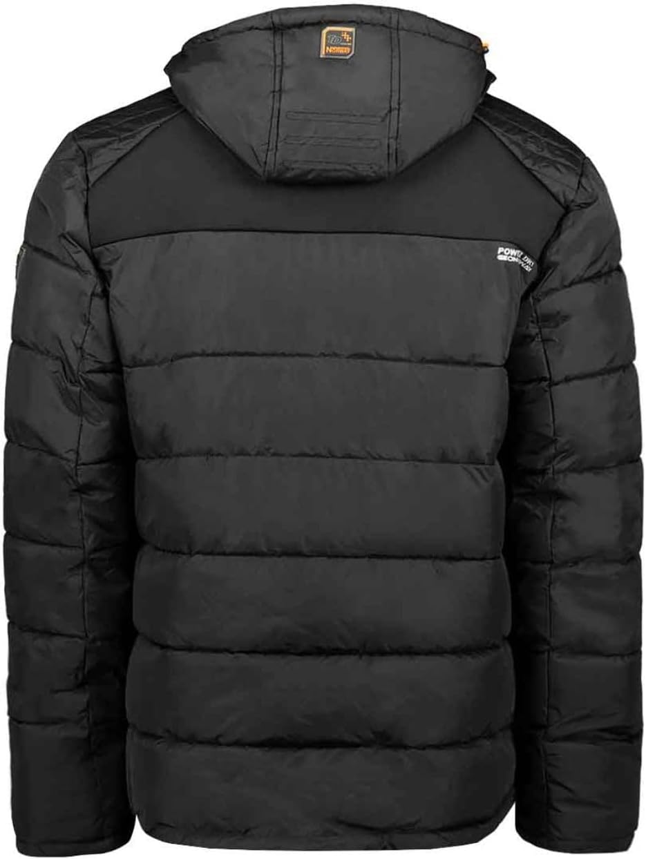 Geographical Norway Beachwood Men - Winterjacke Hooded Herren Parka - Warme Daunenjacken Steppjacke