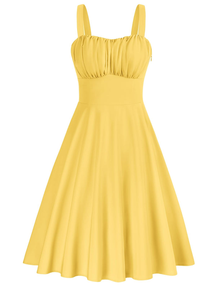 Belle Poque Damen Kleider Casual Cocktailkleid Sommerkleid Elegant Spaghetti Freizeitkleid A-Line La