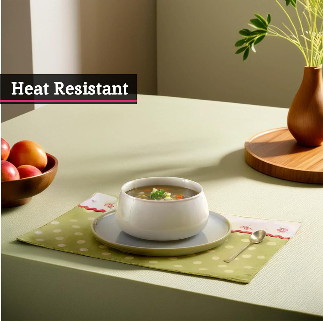 Premier Rose Cottage Tischsets, 4er Set, 100% Baumwolle, Tischset