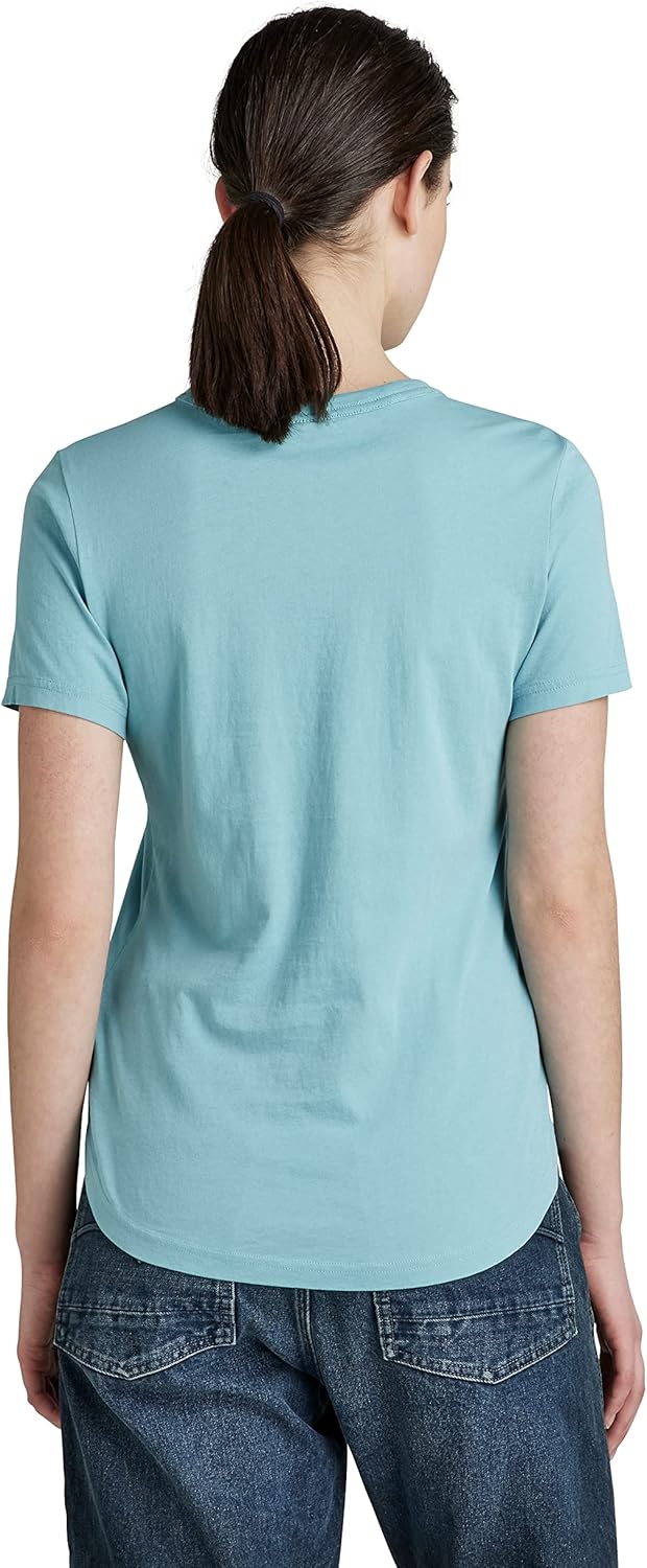 G-Star Damen Raw. Slim T-Shirt Tops S Blau (Ocean D21226-4107-826), S Blau (Ocean D21226-4107-826)