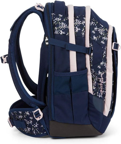 satch Match Schulrucksack Set 3tlg. inkl. Schlamperbox u. Sportbeutel Bloomy Breeze, Bloomy Breeze