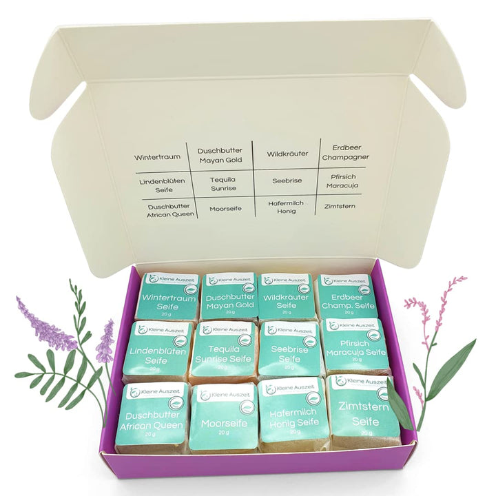 Kleine Auszeit Manufaktur, 12 Naturseifen Reise durch&