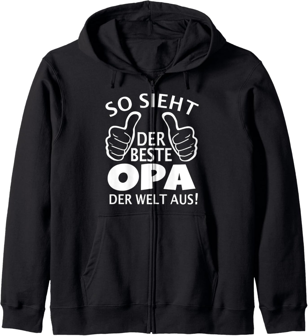 So sieht der beste Opa der Welt aus - Bester Opi Grossvater Kapuzenjacke