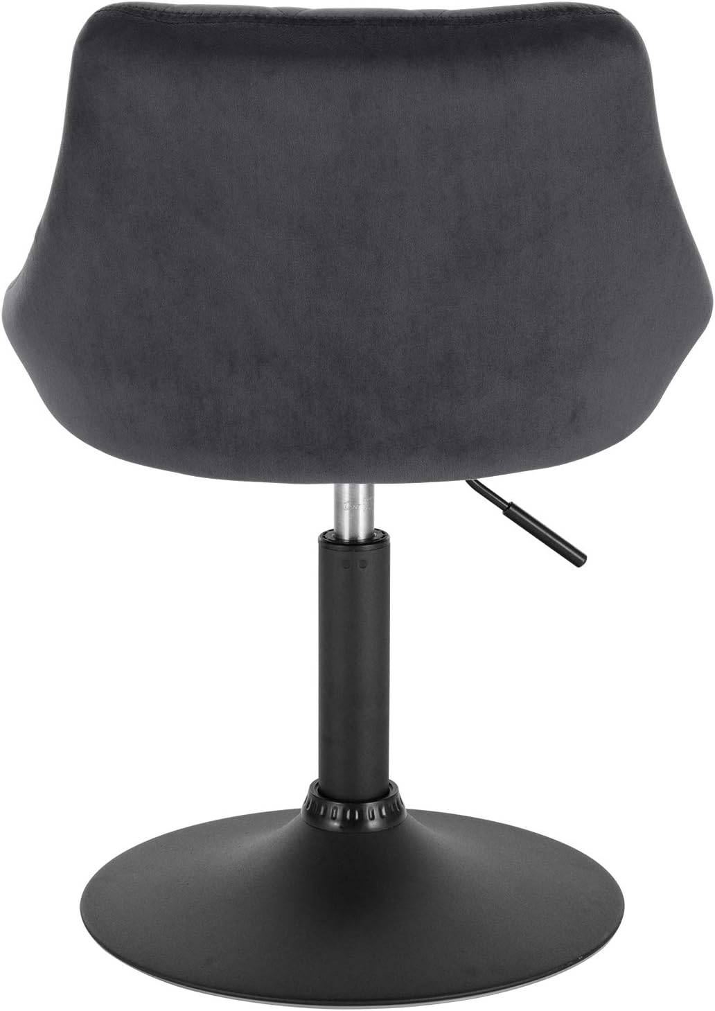 WOLTU Schminktisch Stuhl Hocker, Bequemer Schminkstuhl aus Samt mit Lehne, Höhenverstellbar, 360° Dr