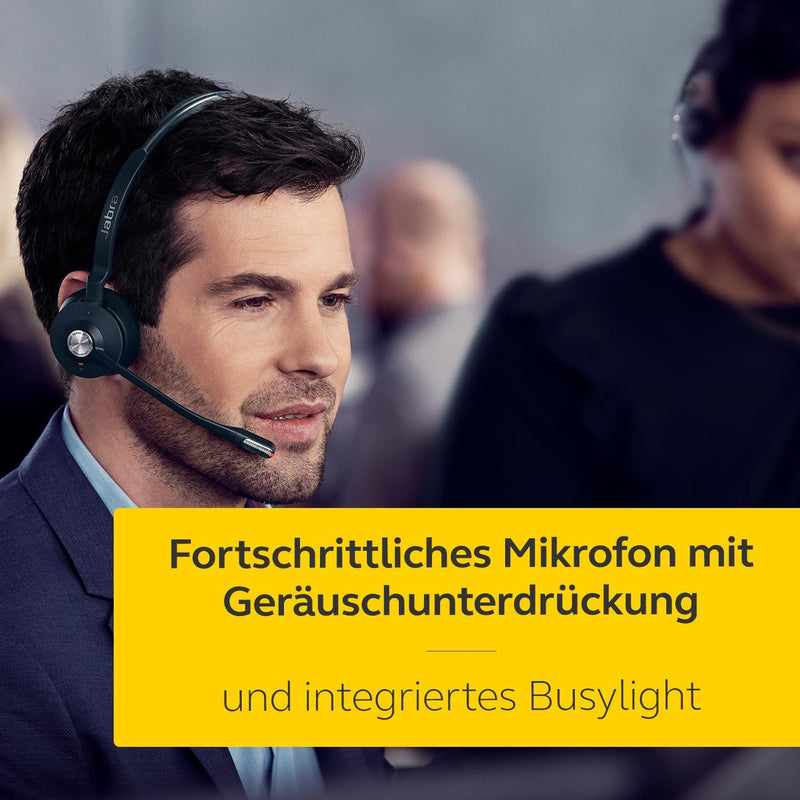 Jabra Engage 75 On-Ear Dect Mono Headset - Skype for Business zertifizierter drahtloser Kopfhörer mi