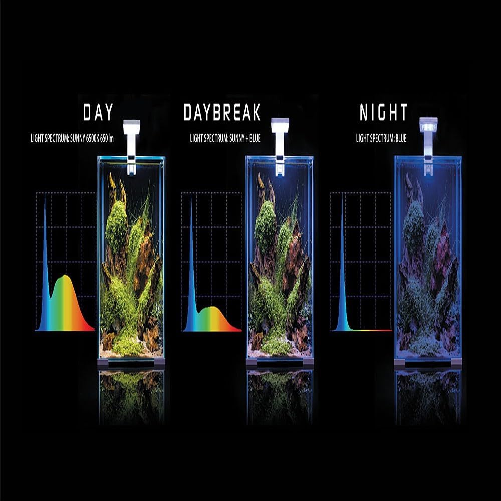 Aquael 122976 Shrimp Set Day&amp;Night 10, schwarz, 3.26 kg, 10 Liter schwarz 10 Liter, schwarz 10 Liter