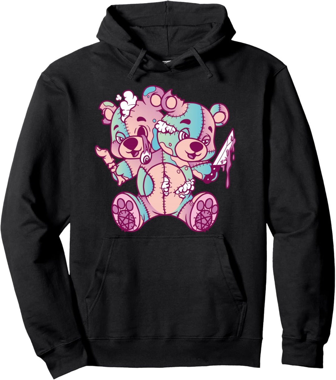 Anime Aesthetic Pastel Goth Evil Teddybär Geschenke Pullover Hoodie