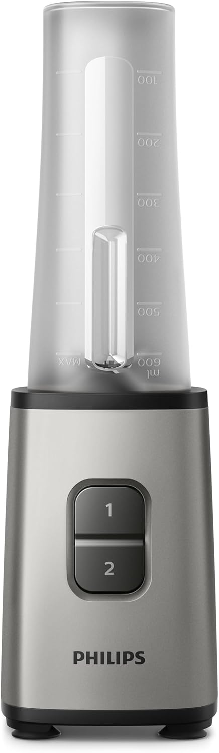 Philips Daily Collection Minimixer - 350 W, Kompaktes Design, Zwei Geschwindigkeitsstufen, Mobile Tr