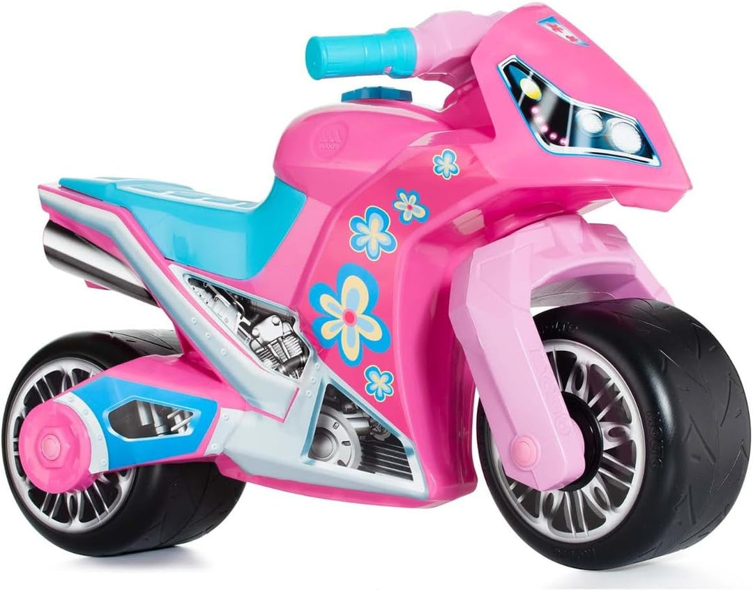 MOLTO | Rosa Cross Scooter + Pink Mlt Helm | Geländegängiger Roller | Sicheres & Robustes Kinderspie