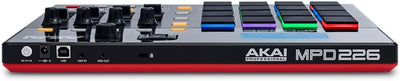 AKAI Professional MPD226 - USB MIDI Controller mit 16 MPC Pads, Regler frei zuweisbaren Parametern u