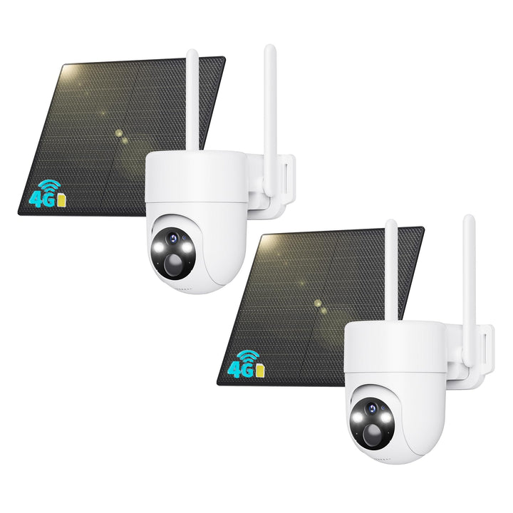 SEHMUA 3G/4G LTE Überwachungskamera Aussen mit SIM Karte, Solar IP Kamera ohne WLAN mit präziser Per
