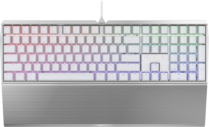 CHERRY AC 3.3, Ergonomische Handballenauflage & Aufstellfüsse aus Aluminium, Zubehör für Gaming-Tast