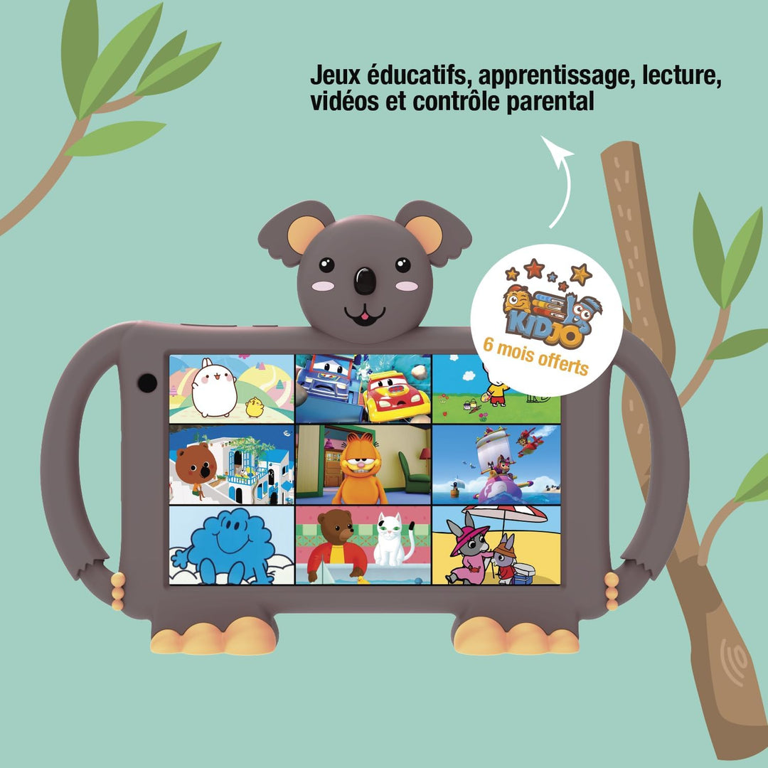 Logicom - Lern-Tablet mit Touchscreen für Kinder – Logikids 7 – 7-Zoll-Display – Kinder von 3 bis 8