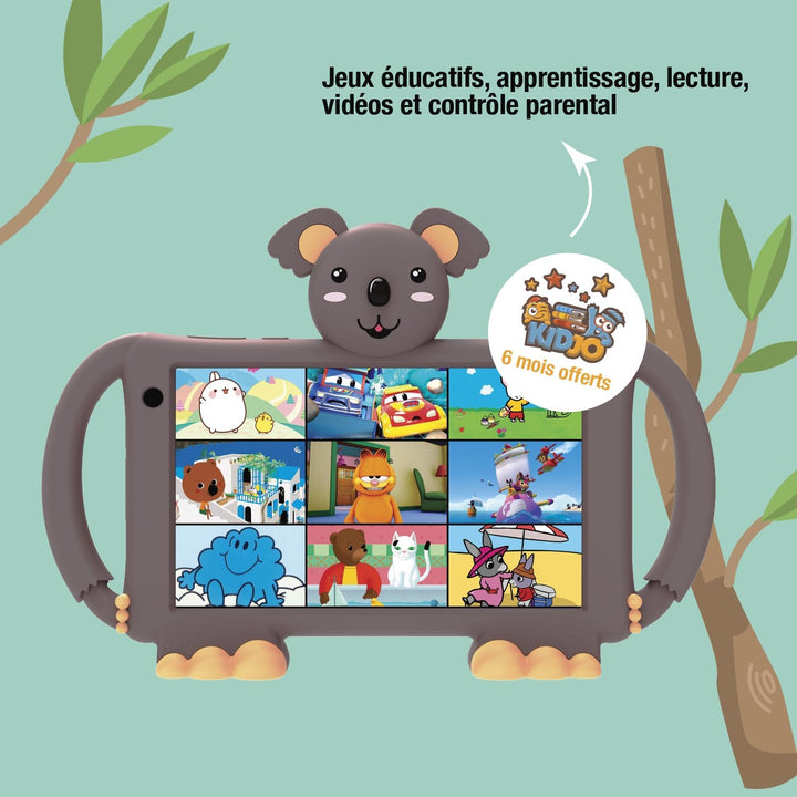 Logicom - Lern-Tablet mit Touchscreen für Kinder – Logikids 7 – 7-Zoll-Display – Kinder von 3 bis 8