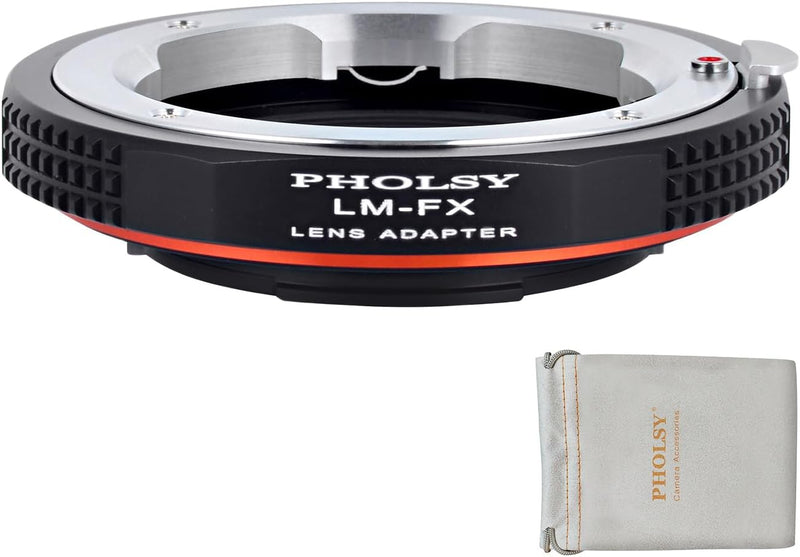 PHOLSY Objektivadapter Kompatibel mit Leica M LM, Zeiss ZM, Voigtlander VM Objektiv auf FX Kamerageh