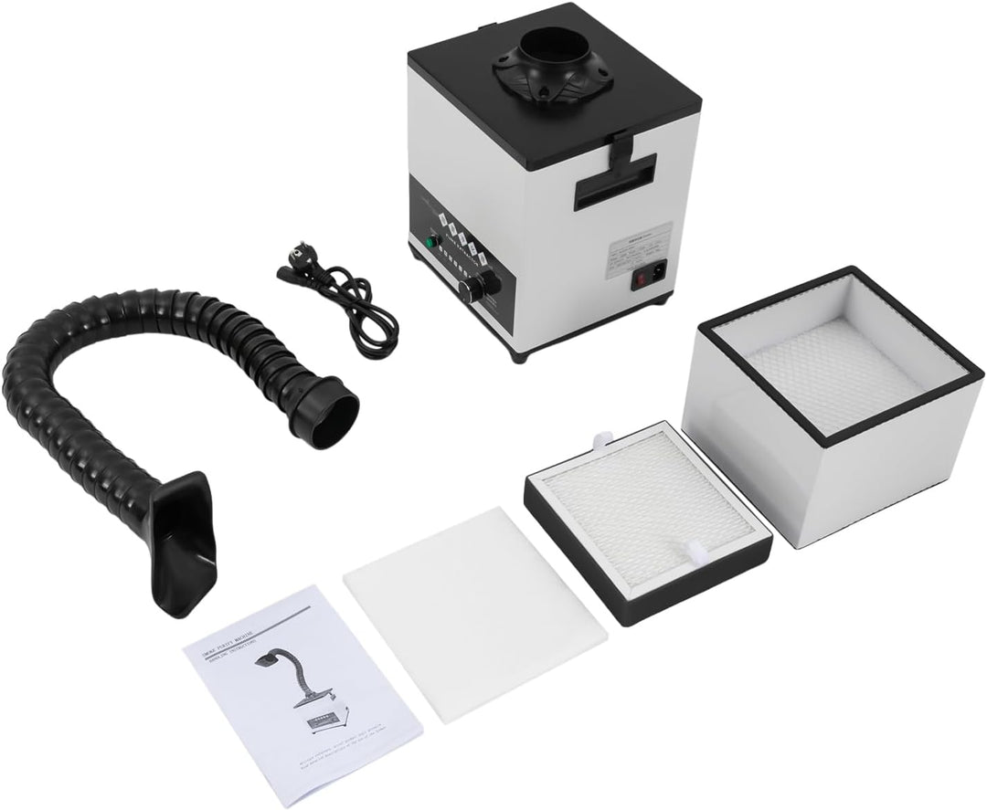 Lötrauchabsorber - Leistungsstarke 225m³/h 100W Absaugung, geräuscharmes, 3-stufiges Filtersystem mi