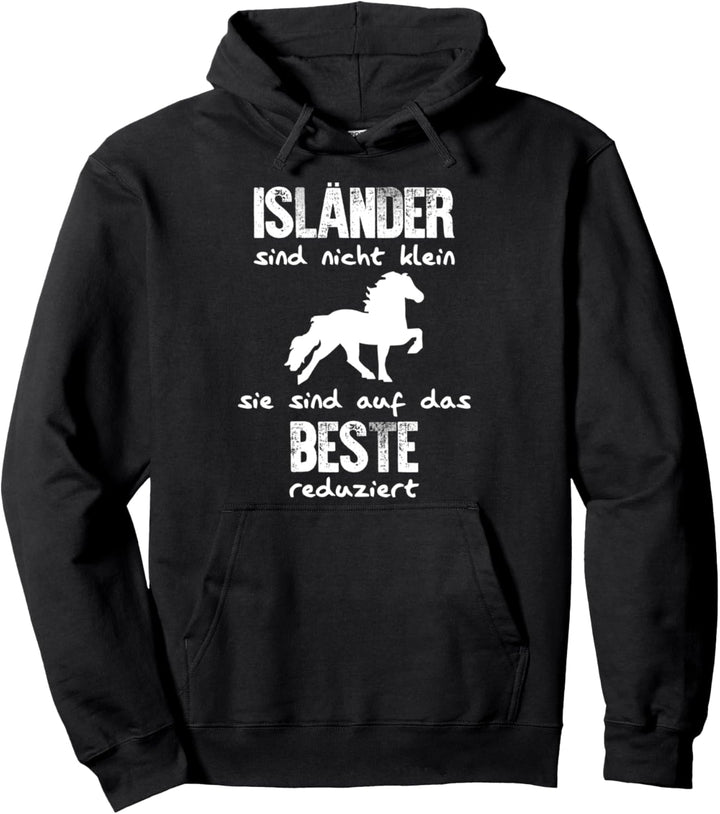 Isländer Sind Nicht Klein | Island-Pferde Reiter Isi Reiten Pullover Hoodie