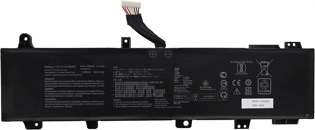 C41N1906-1 B0B200-03620000 0B200-03590000 Laptop Battery Compatible with ASUS ROG Zephyrus Duo 15 GX