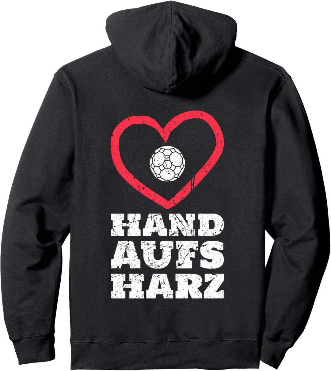 Hand Aufs Harz - Handball Sport Handballspieler Geschenk Pullover Hoodie