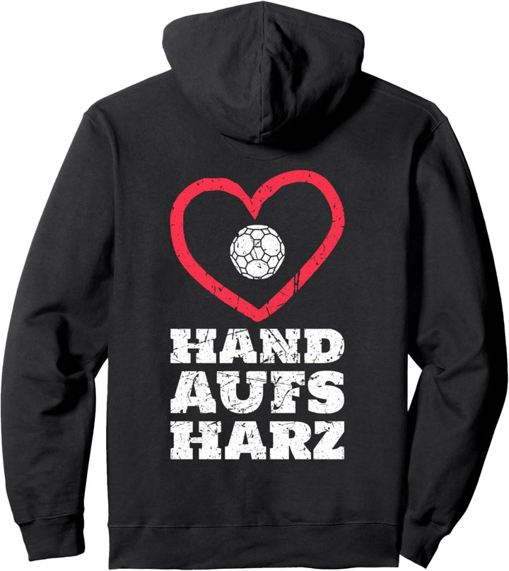 Hand Aufs Harz - Handball Sport Handballspieler Geschenk Pullover Hoodie
