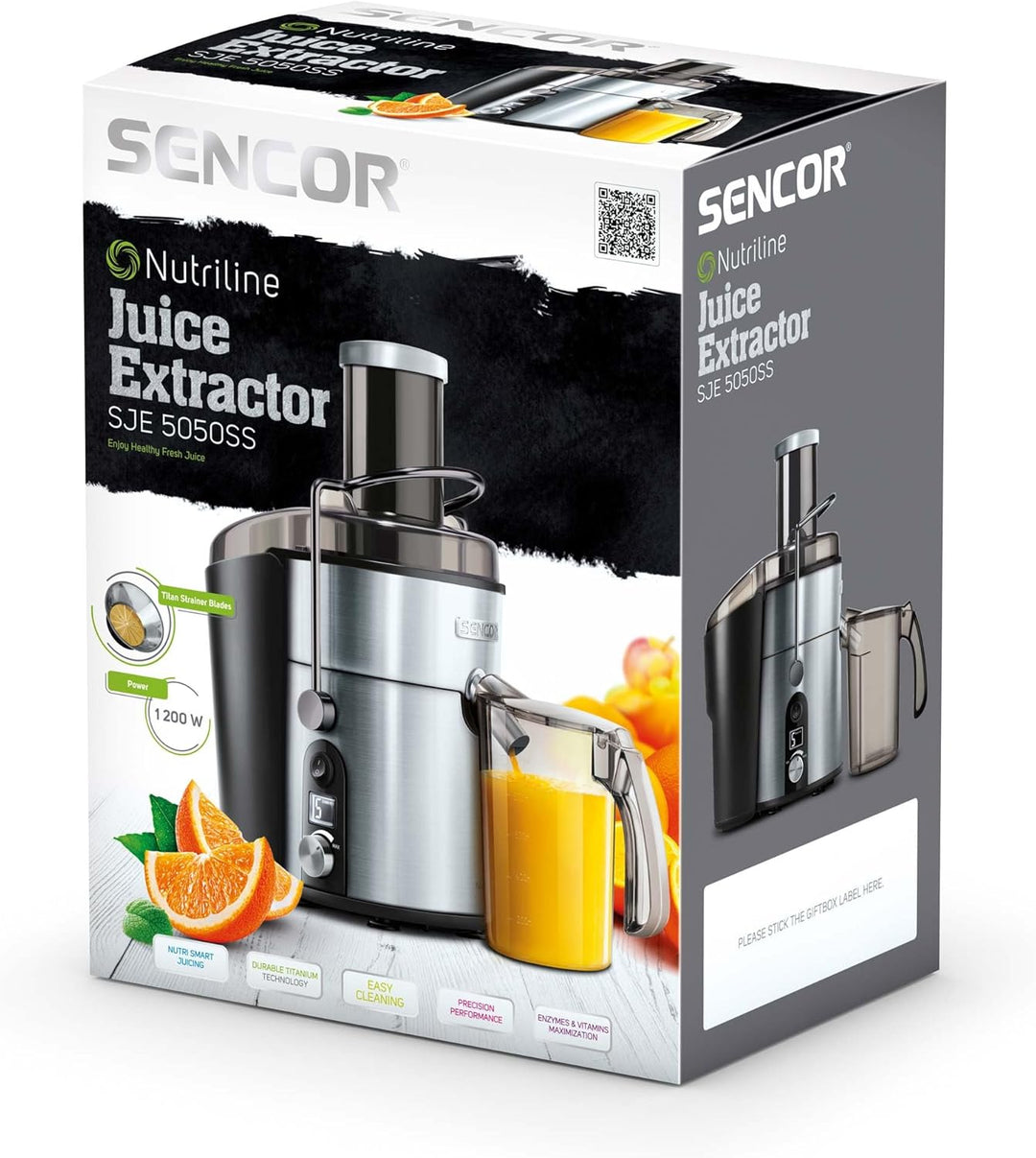 SENCOR SJE 5050SS Entsafter, Silber