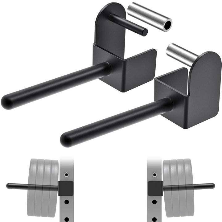 Kipika Hantelscheibenhalter für 2x2 und 3x3 Power Rack - Power Rack Aufsatz für Hantelscheiben - Pas