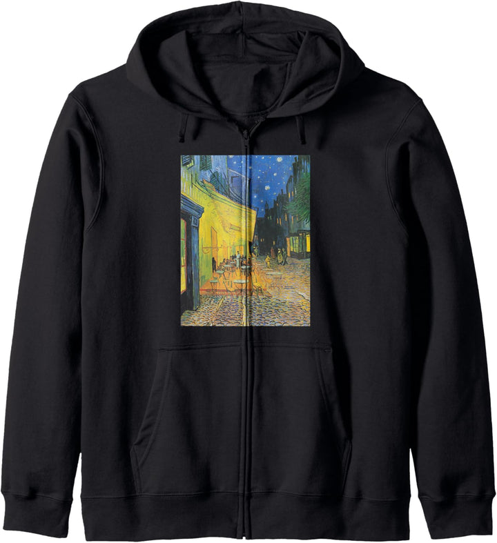 Caféterrasse bei Nacht von Vincent van Gogh Kapuzenjacke