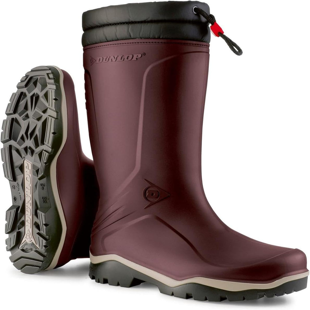 DUNLOP Protective Footwear Kids Blizzard, gefütterte Kinder Gummistiefel 37 EU Burgundy, 37 EU Burgu